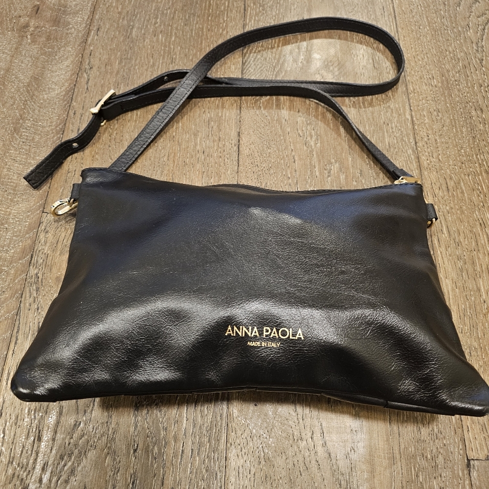 Anna Paola Black Handbag - Picture 3 of 10